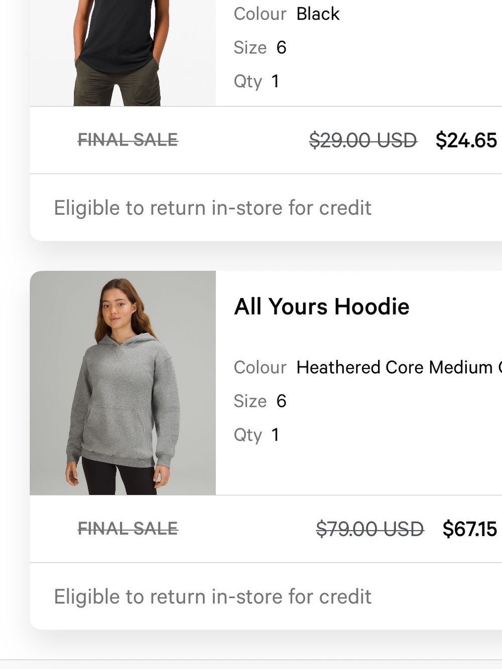 Lululemon hoodie